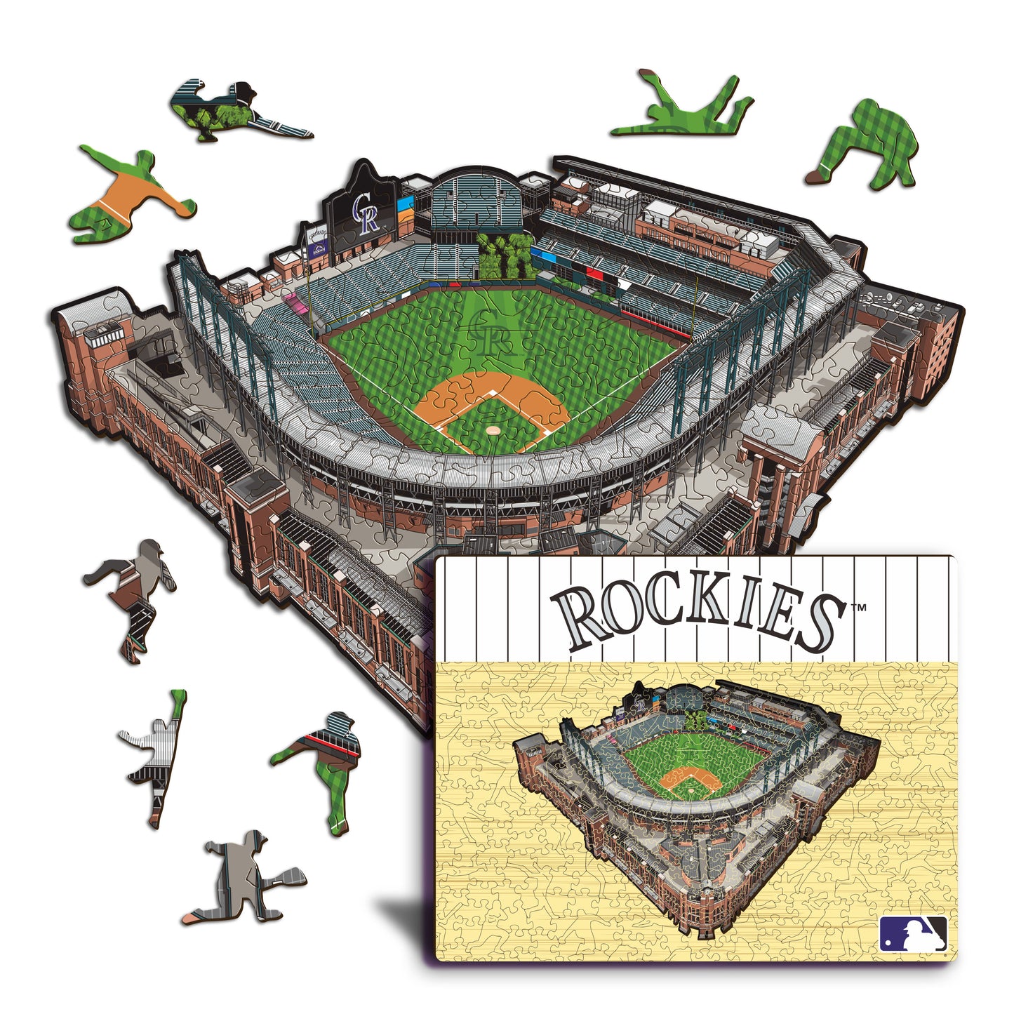 Colorado Rockies™ Coors Field - Holzpuzzle