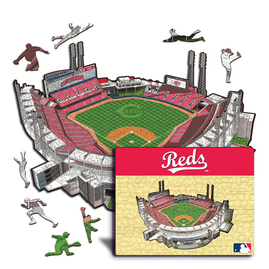 Cincinnati Reds™ Great American Ball Park - Holzpuzzle