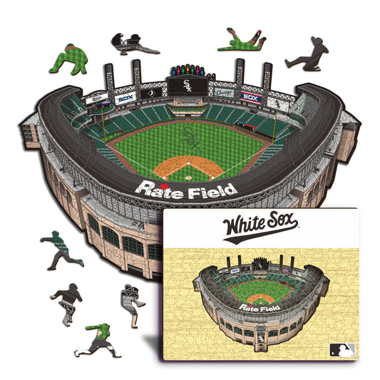 Chicago White Sox™ Rate Field - Holzpuzzle