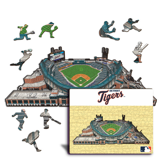 Detroit Tigers™ Comerica Park - Holzpuzzle