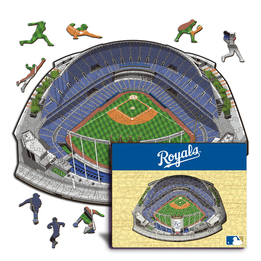 Kansas City Royals™ Kauffman Stadium - Holzpuzzle