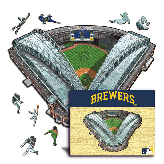 Milwaukee Brewers™ American Family Field - Holzpuzzle