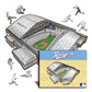 Texas Rangers™ Globe Life Field - Holzpuzzle