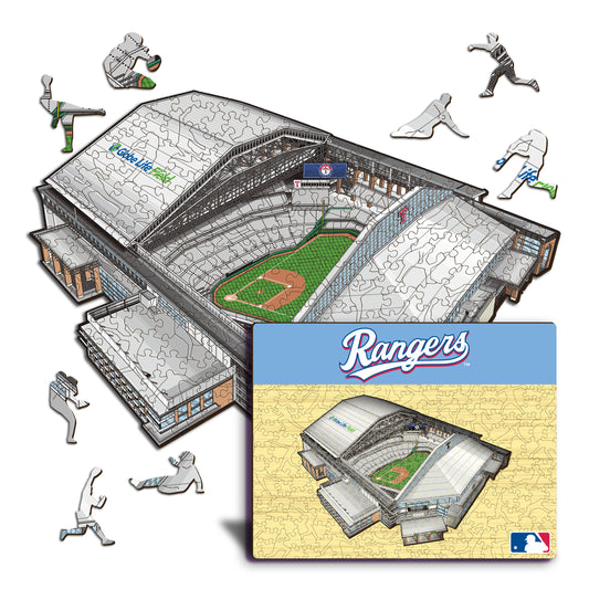 Texas Rangers™ Globe Life Field - Holzpuzzle