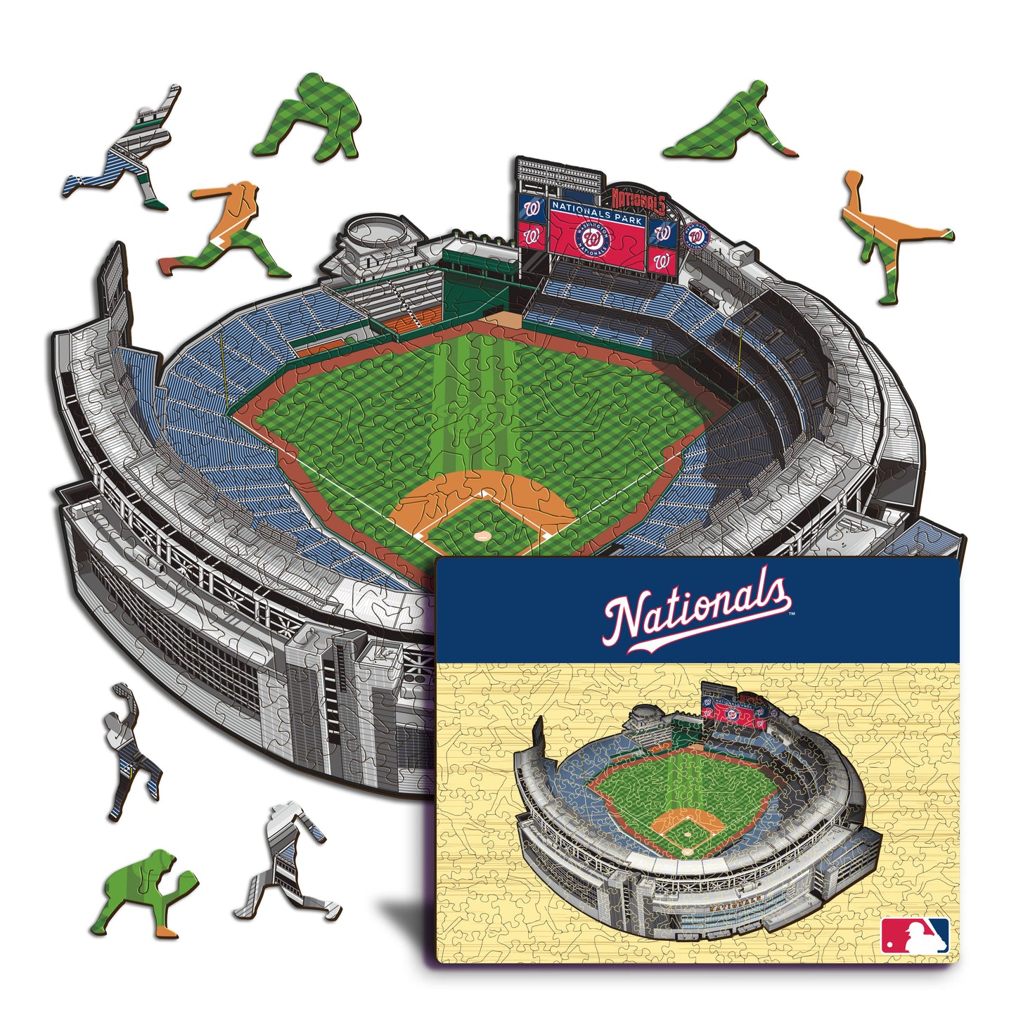 Washington Nationals™ Nationals Park - Holzpuzzle