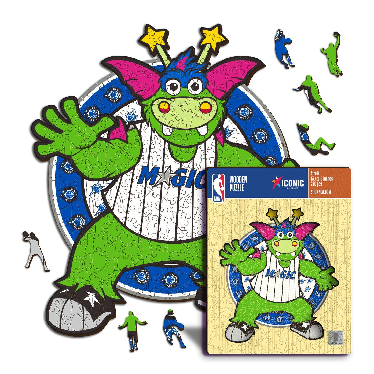 Orlando Magic™ Maskottchen - Holzpuzzle