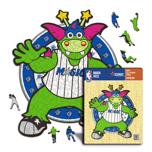 Orlando Magic™ Maskottchen - Holzpuzzle