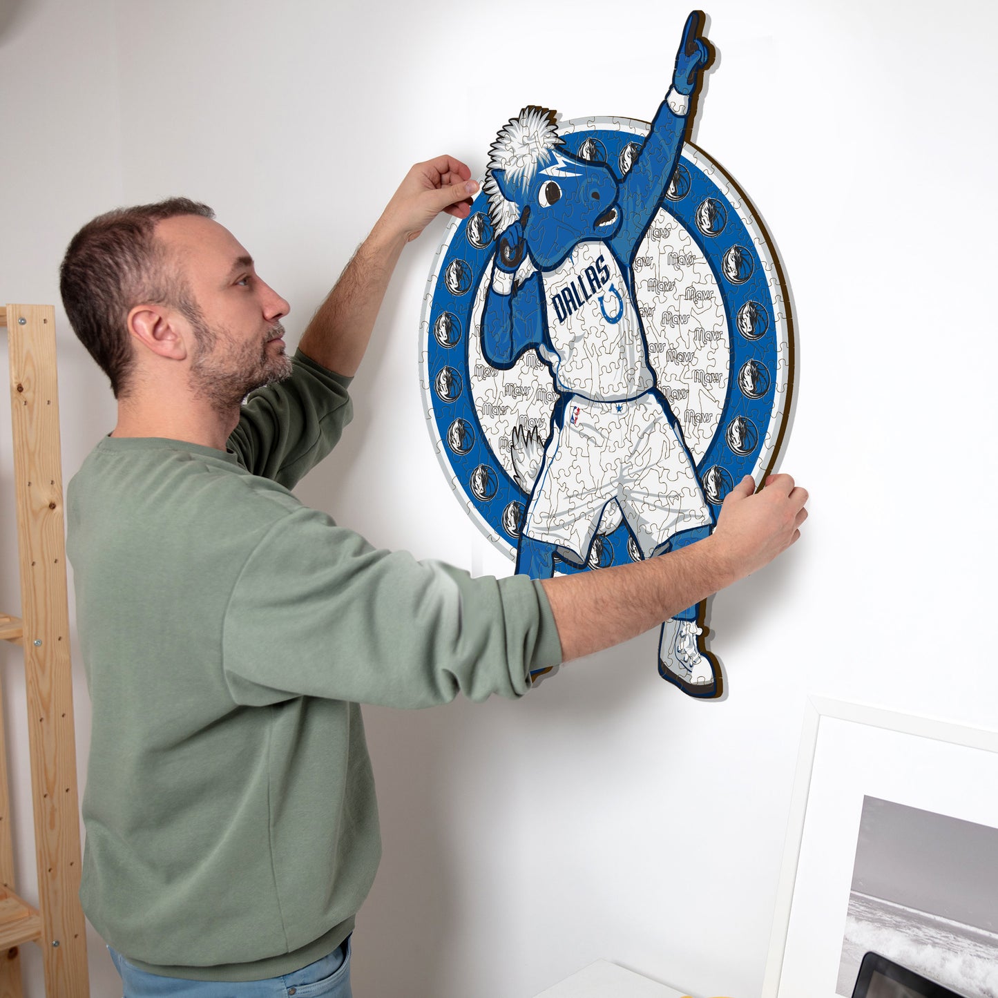Dallas Mavericks™ Maskottchen - Holzpuzzle