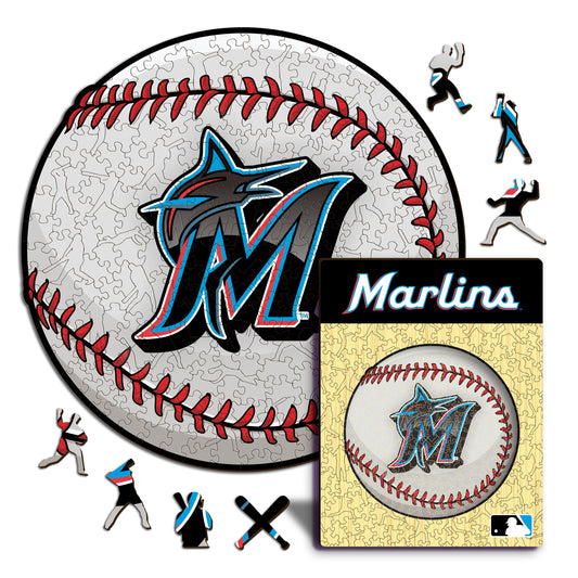 Miami Marlins™ - Holzpuzzle