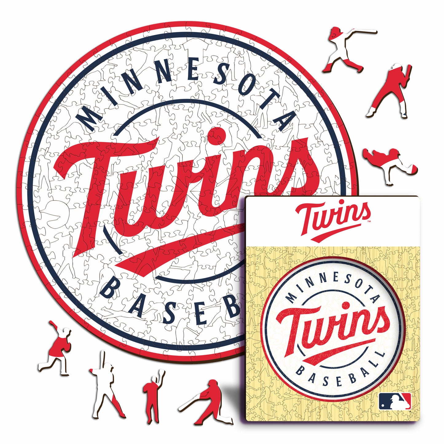 Minnesota Twins™ Logo - Holzpuzzle