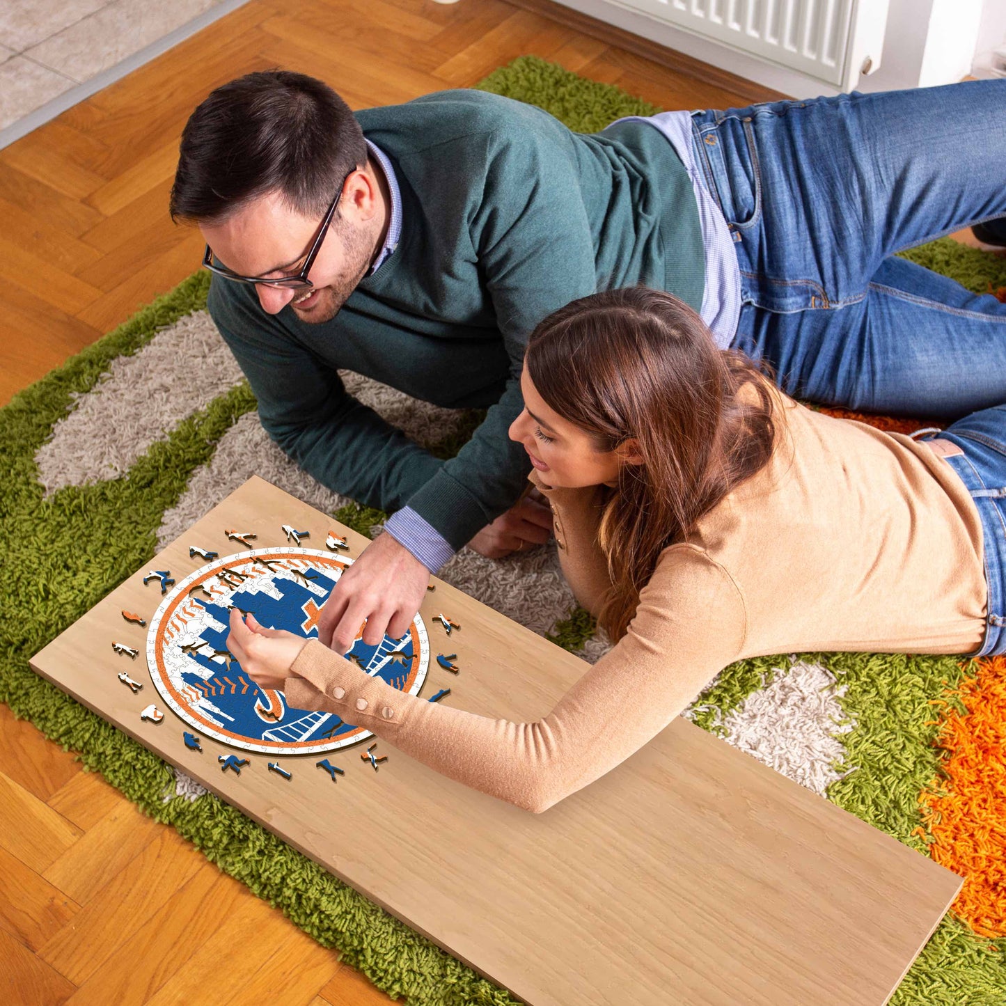 New York Mets™ Logo - Holzpuzzle