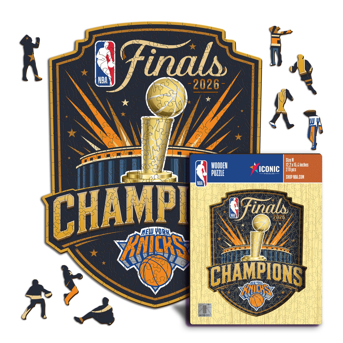 New York Knicks™ 2026 NBA Champions - Holzpuzzle