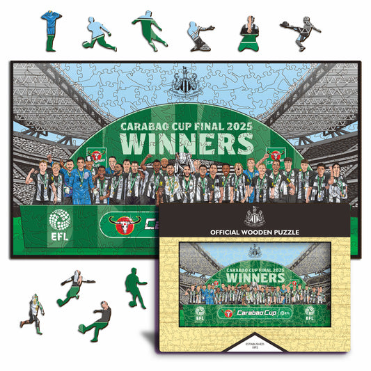Newcastle United FC® Carabao-Cup 2024/25 Sieger – Holzpuzzle