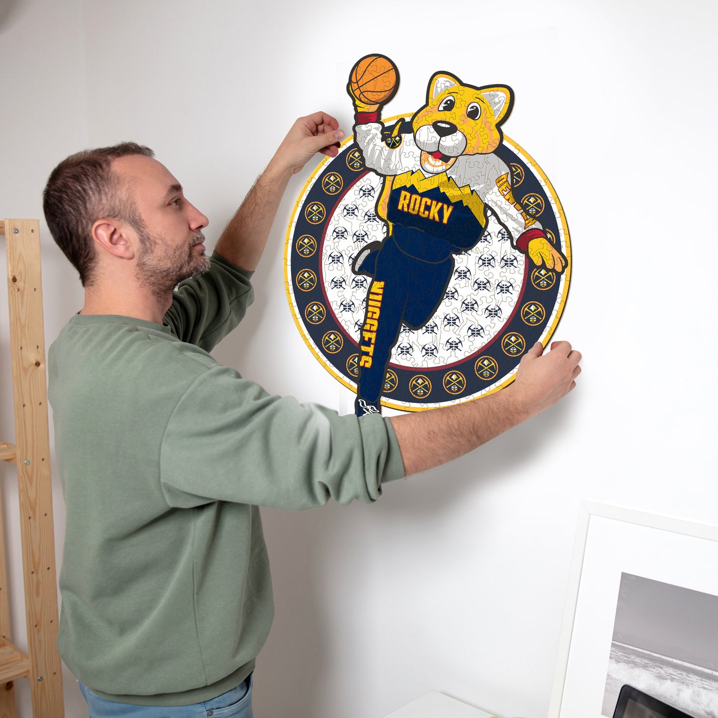 Denver Nuggets™ Maskottchen - Holzpuzzle