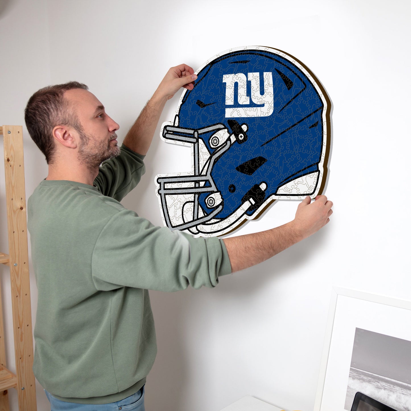 New York Giants™ Helm - Holzpuzzle
