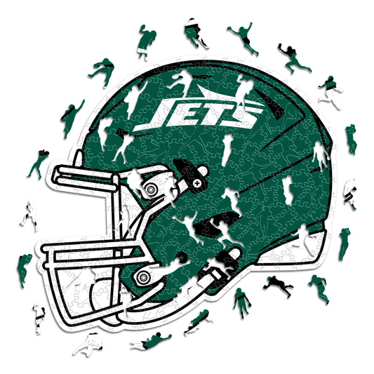 New York Jets™ Helm - Holzpuzzle