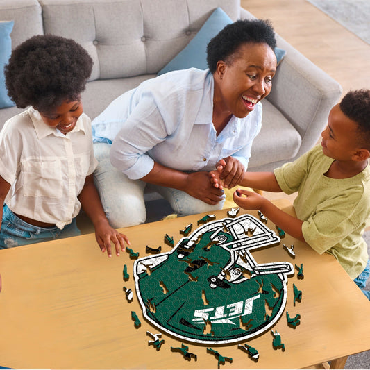 New York Jets™ Helm - Holzpuzzle