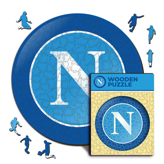 SSC Napoli® Logo - Holzpuzzle