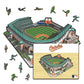 Baltimore Orioles™ Oriole Park at Camden Yards - Holzpuzzle
