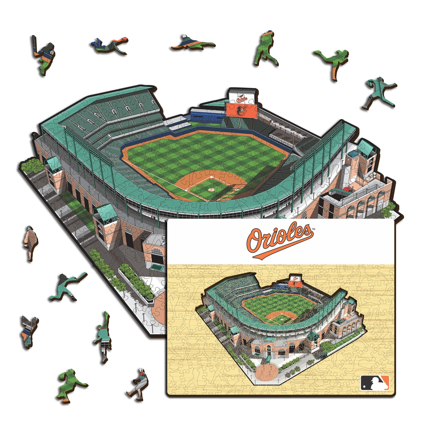 Baltimore Orioles™ Oriole Park at Camden Yards - Holzpuzzle