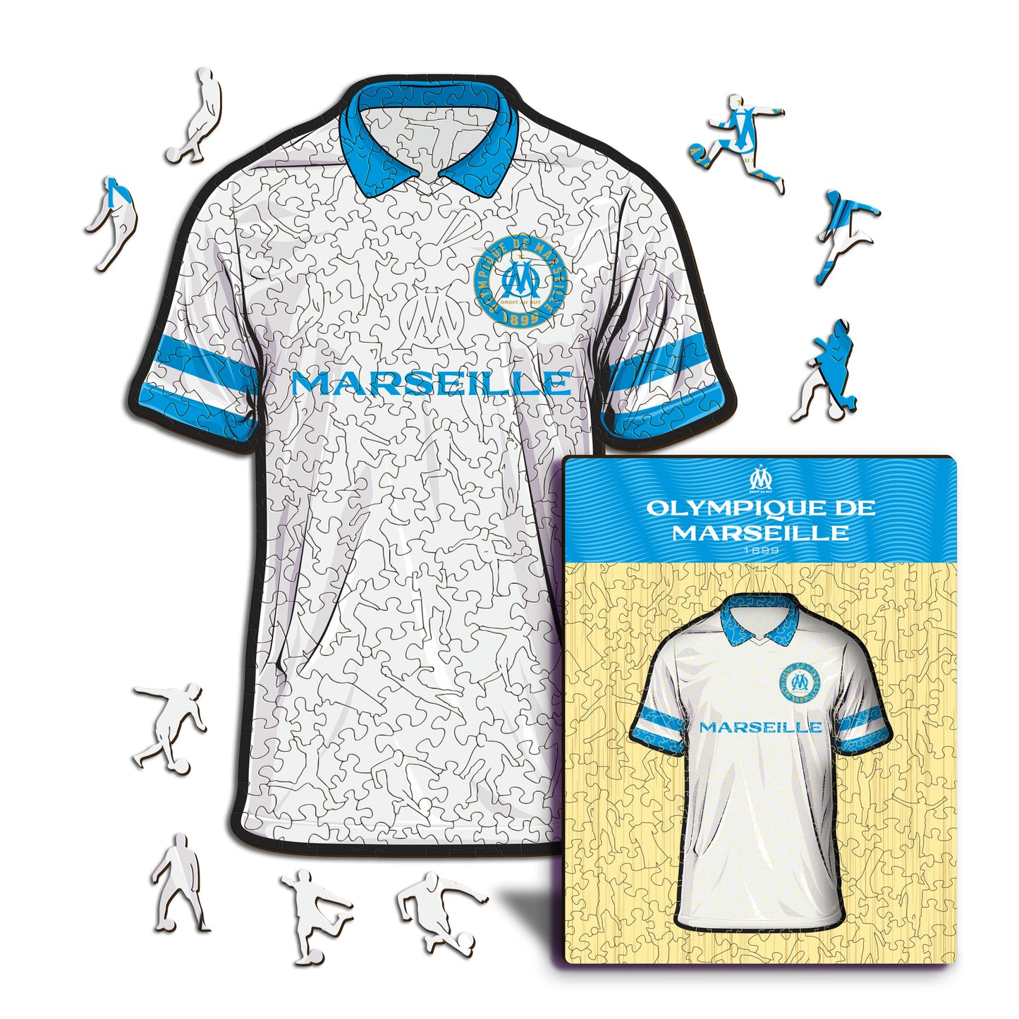 Olympique de Marseille® Jersey - Holzpuzzle