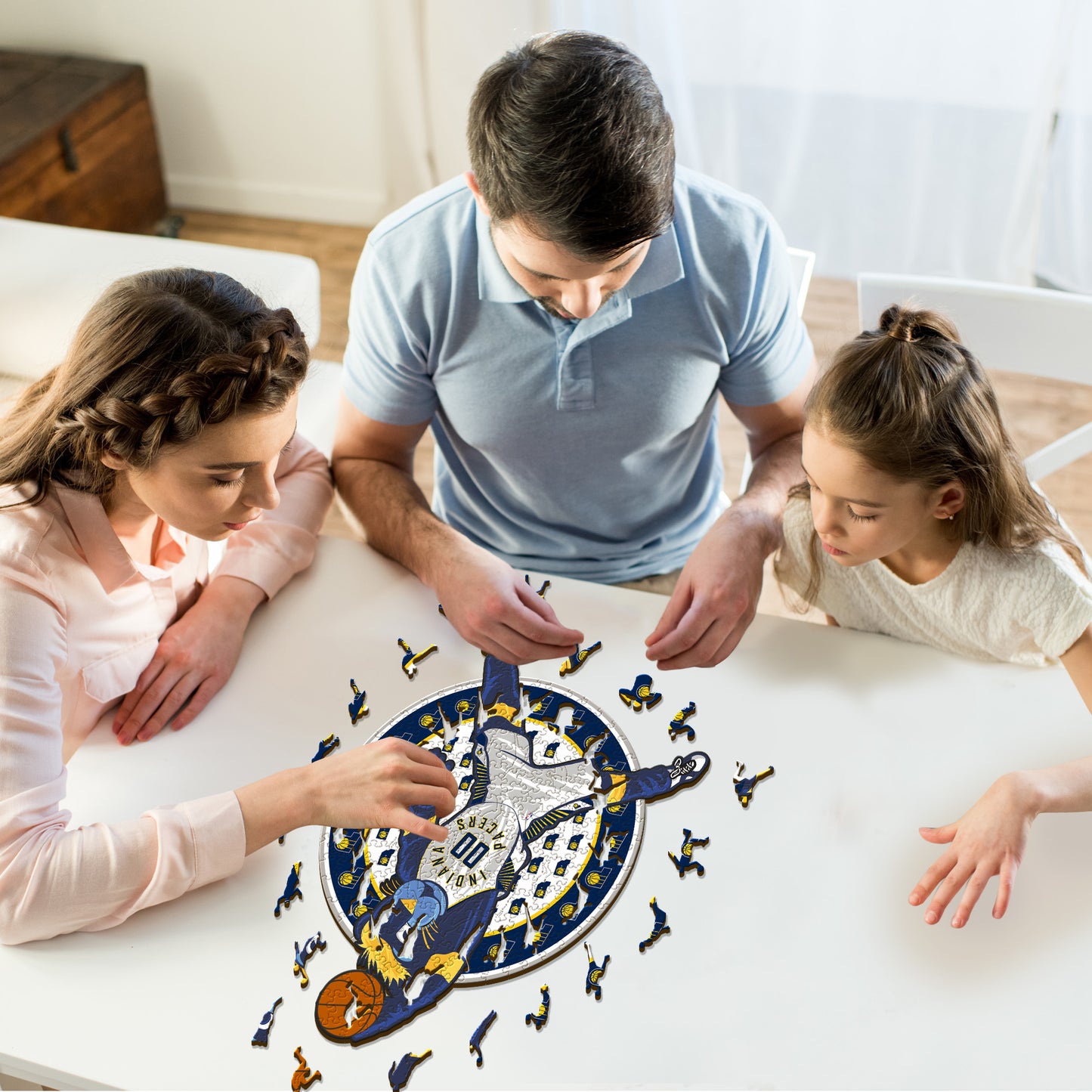 Indiana Pacers™ Maskottchen - Holzpuzzle