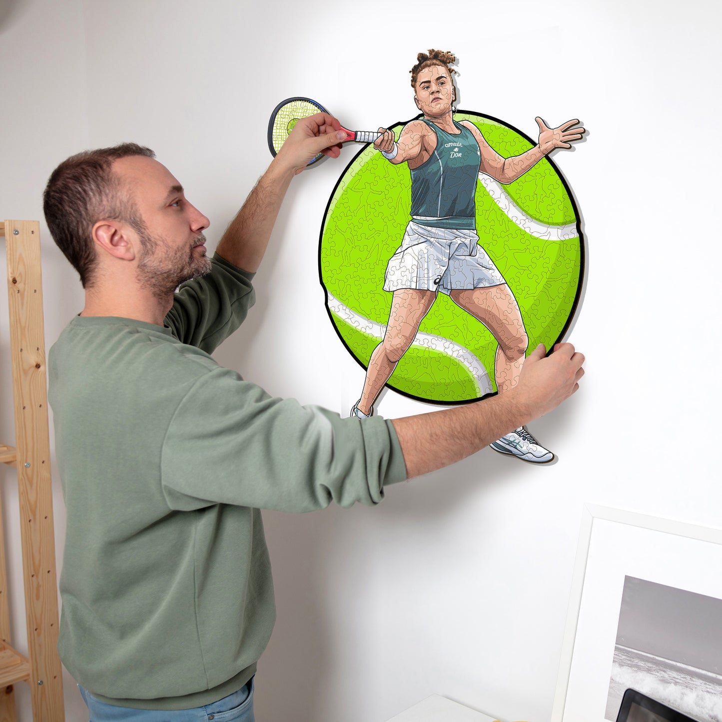 Jasmine Paolini - Holzpuzzle