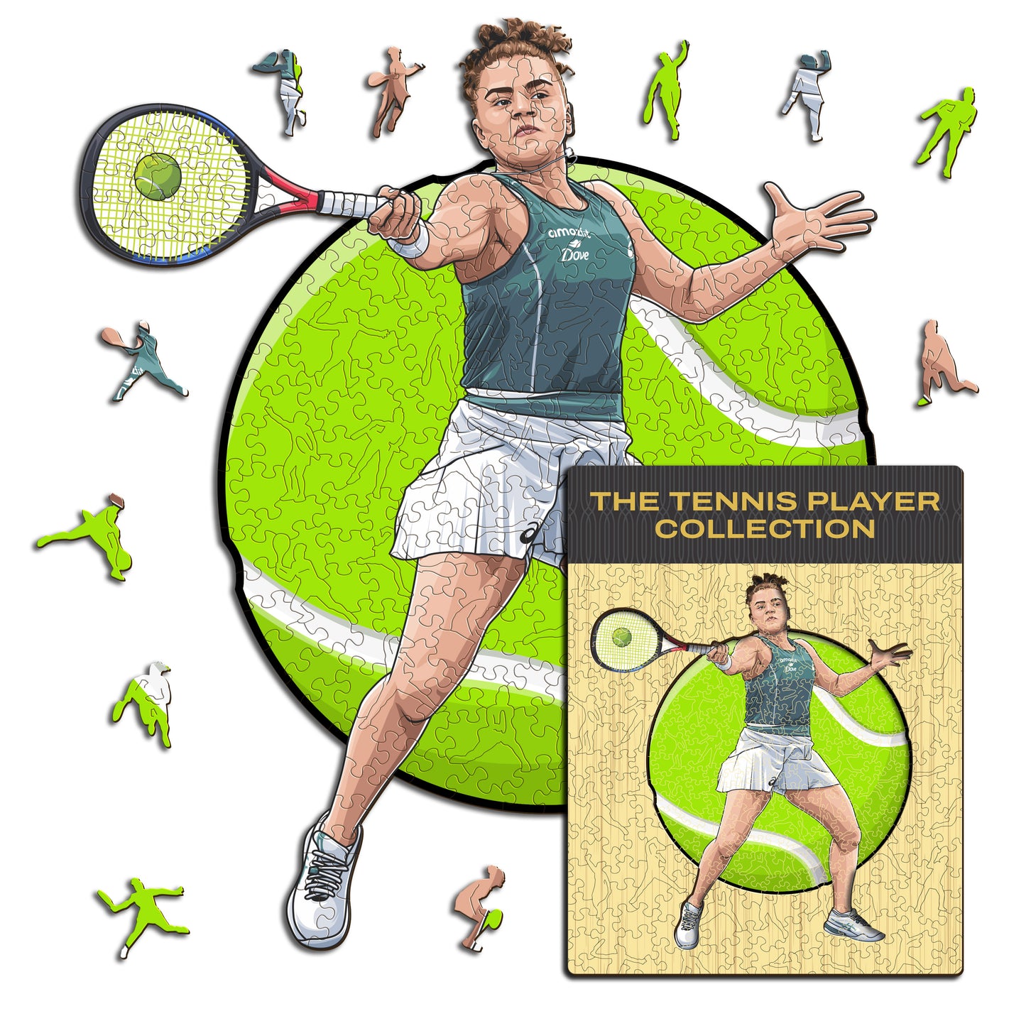 Jasmine Paolini - Holzpuzzle