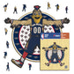 New Orleans Pelicans™ Maskottchen - Holzpuzzle