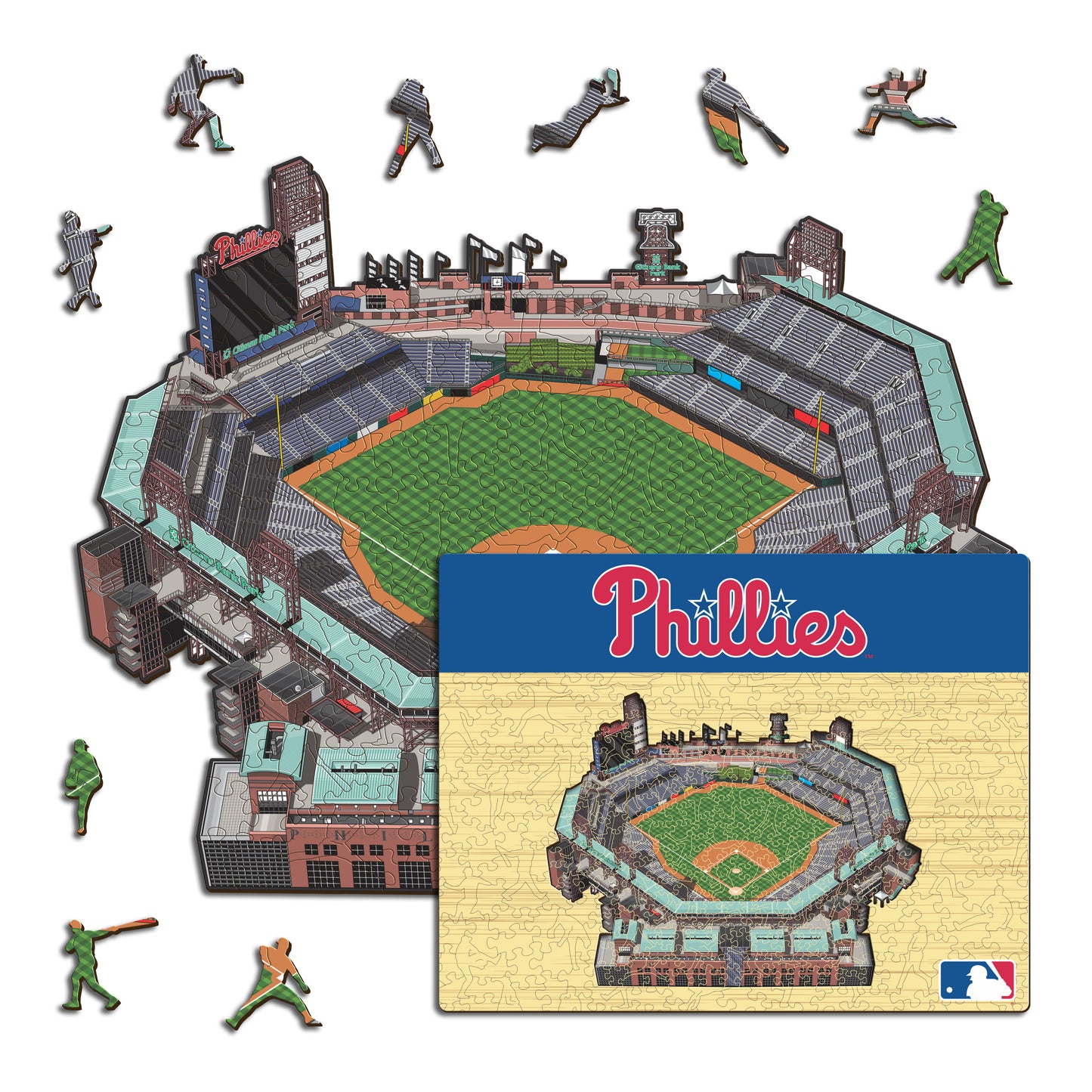 Philadelphia Phillies™ Citizens Bank Park - Holzpuzzle