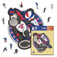 Detroit Pistons™ Maskottchen - Holzpuzzles
