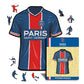 PSG FC® Jersey - Holzpuzzle
