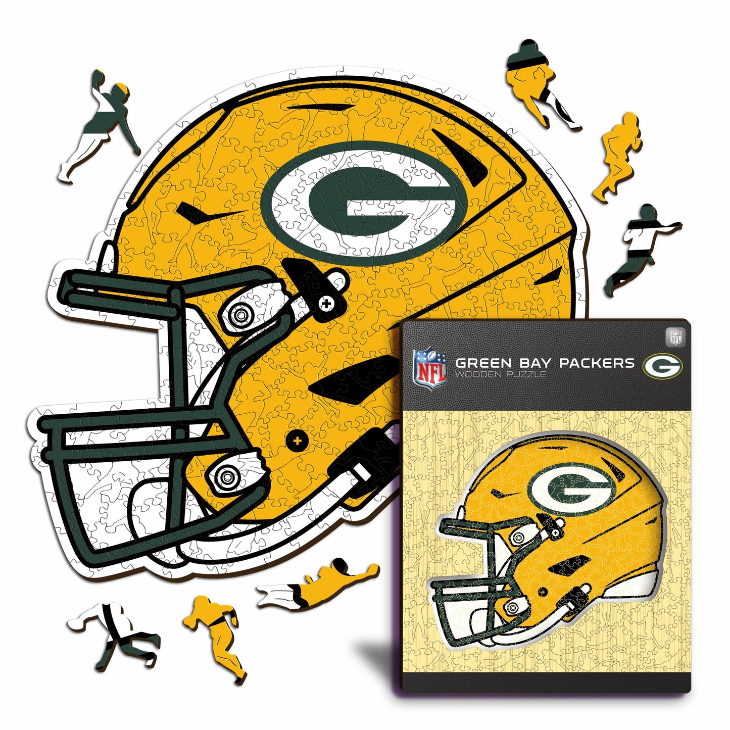Green Bay Packers™ Helm - Holzpuzzle
