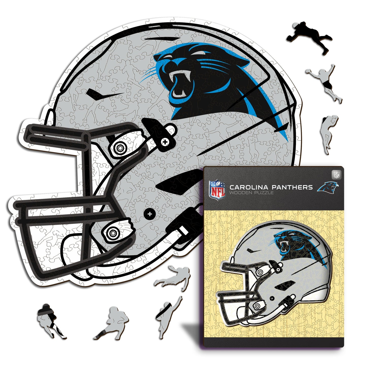 Carolina Panthers™ Helm - Holzpuzzle