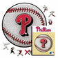 Philadelphia Phillies™ Baseball - Holzpuzzle