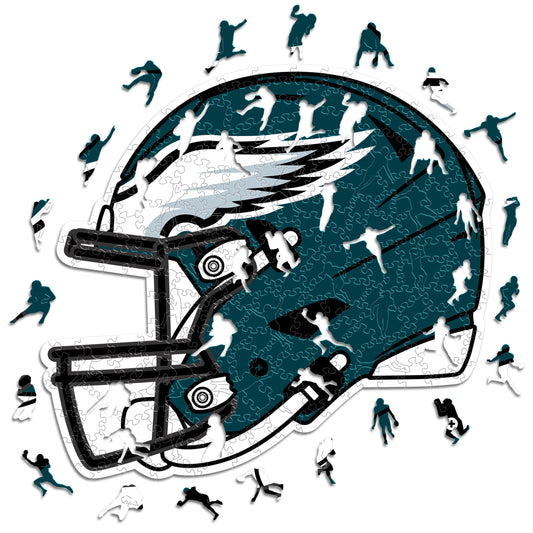 Philadelphia Eagles™ Helm - Holzpuzzle