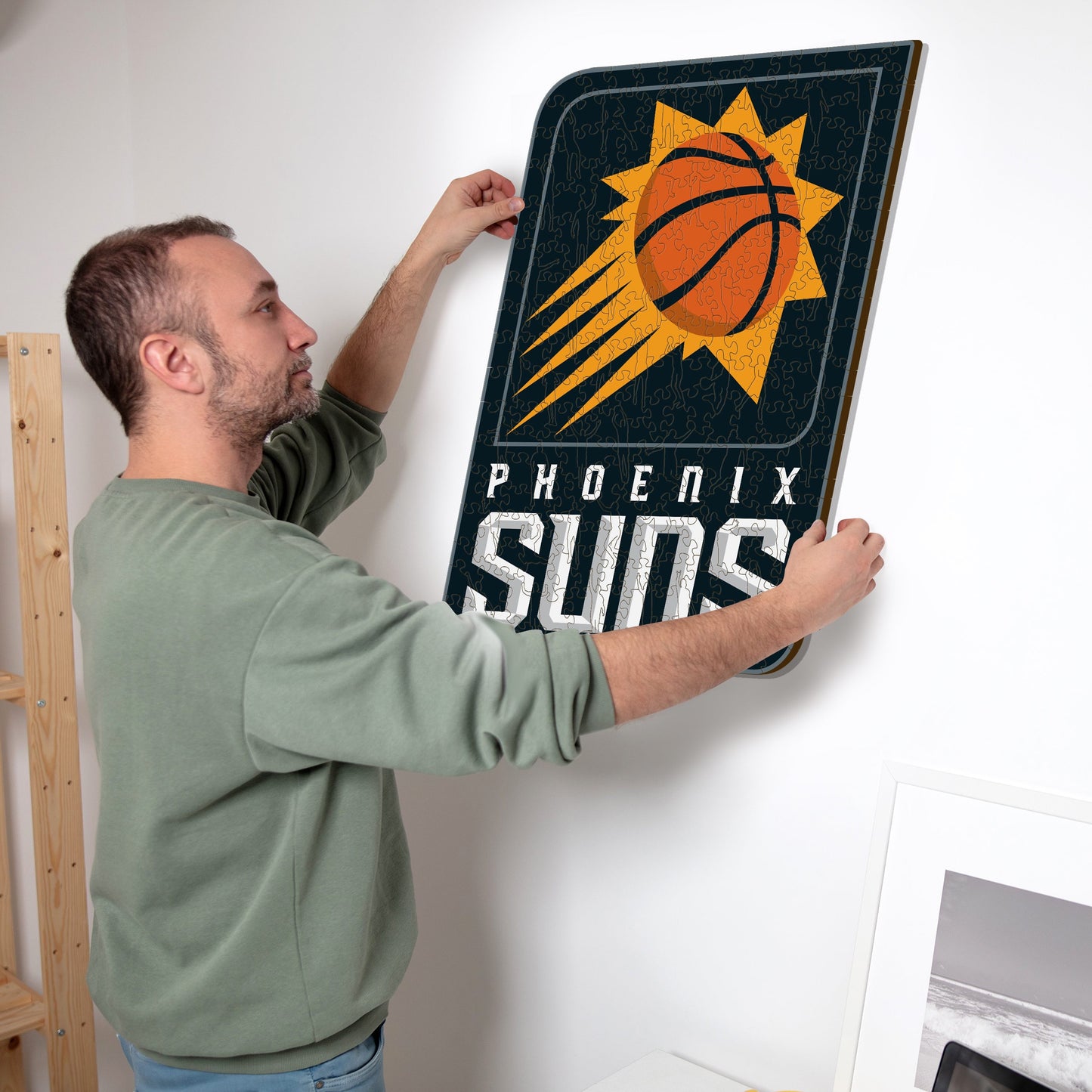 Phoenix Suns™ Logo - Holzpuzzle