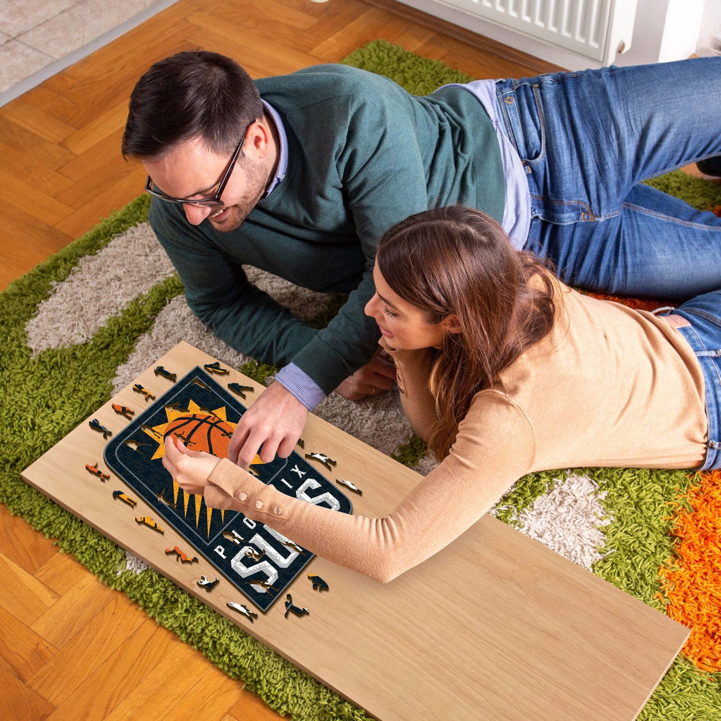 Phoenix Suns™ Logo - Holzpuzzle