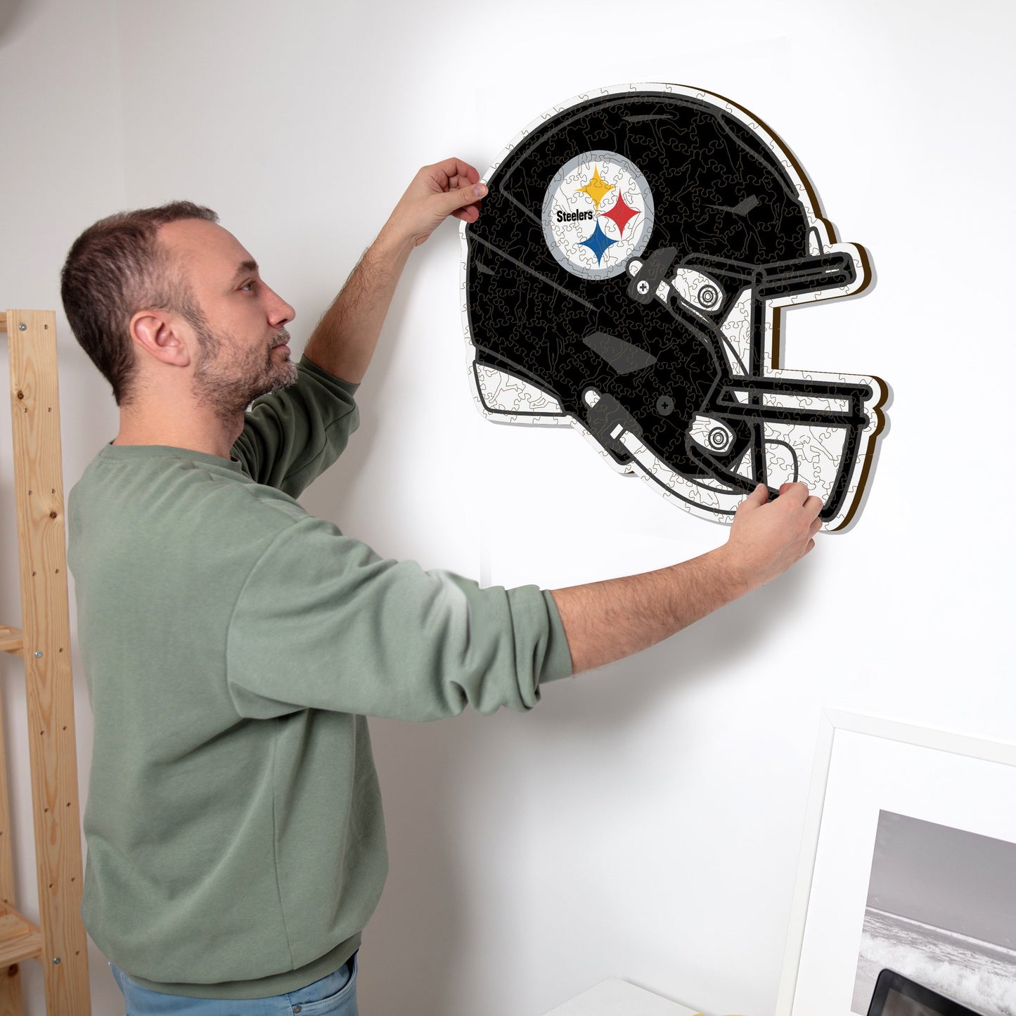 Pittsburgh Steelers™ Helm - Holzpuzzle