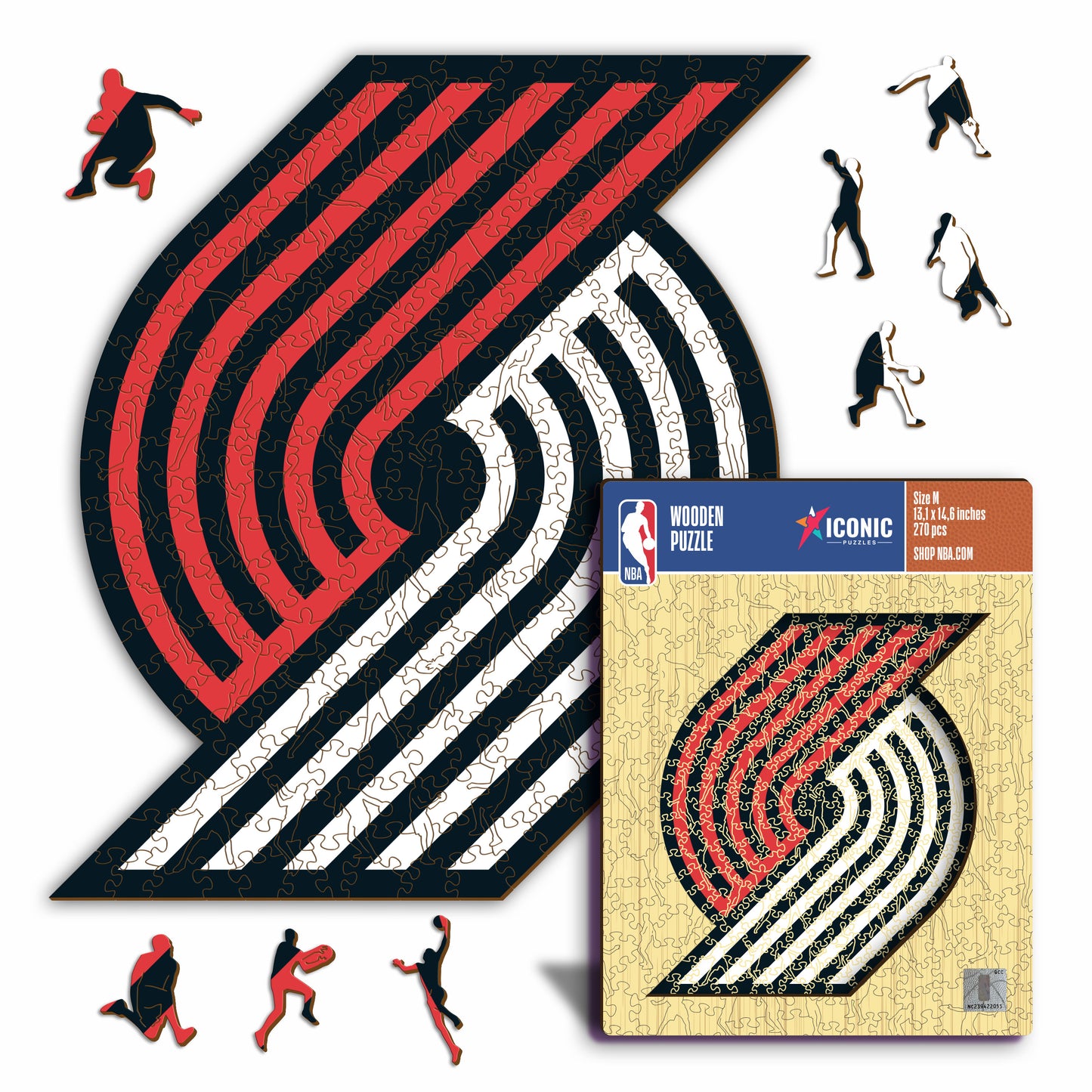 Portland Trail Blazers™ Logo - Holzpuzzle