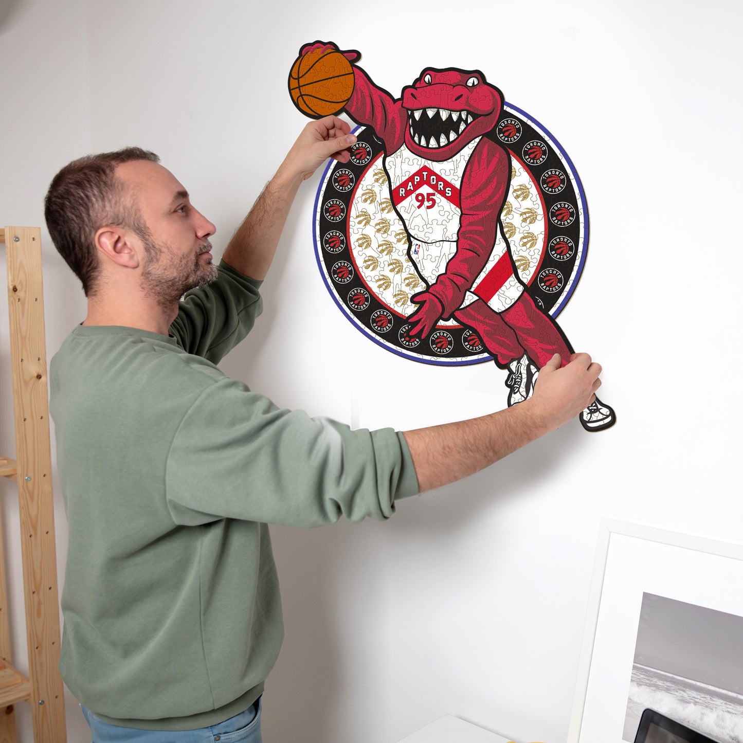 Toronto Raptors™ Maskottchen - Holzpuzzle