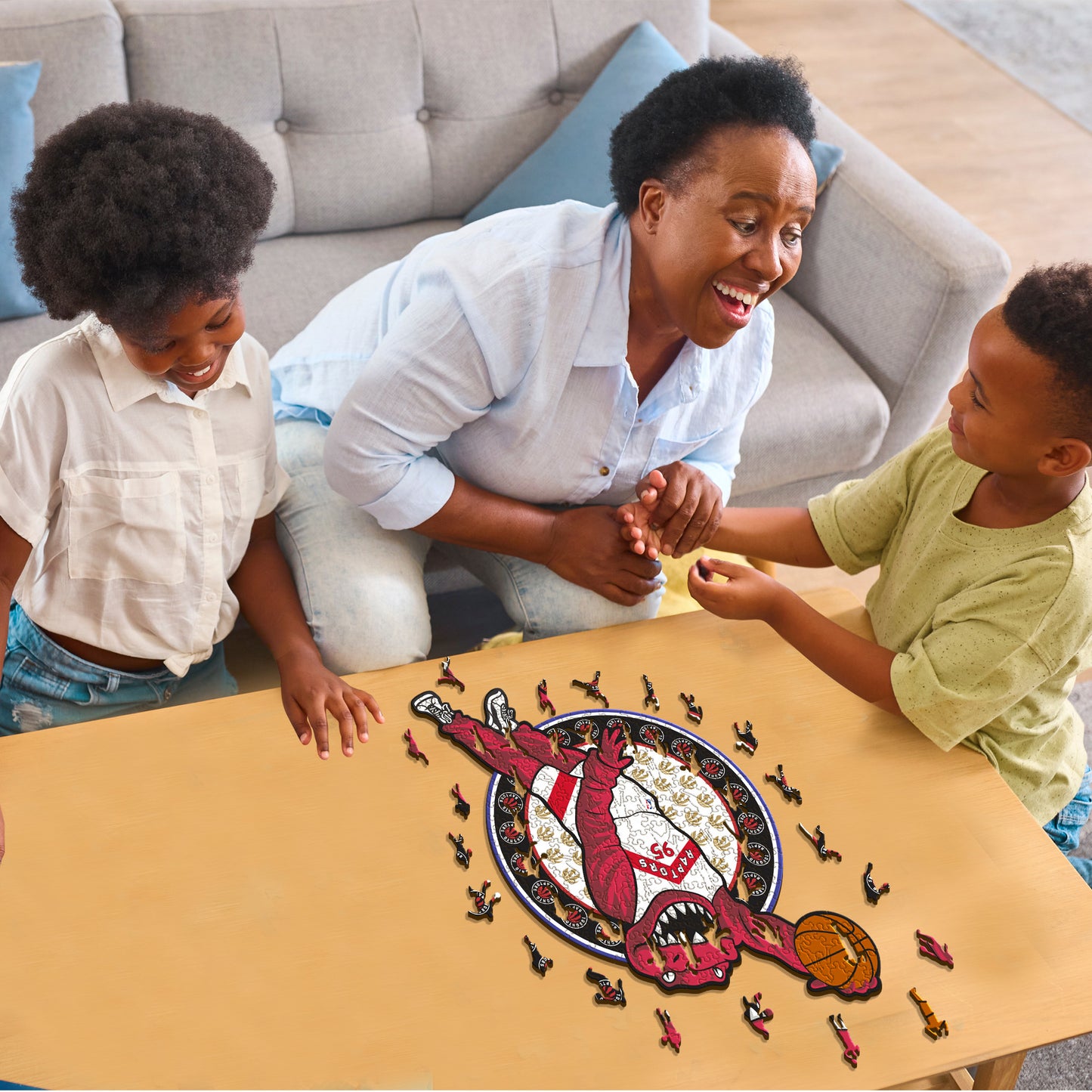Toronto Raptors™ Maskottchen - Holzpuzzle