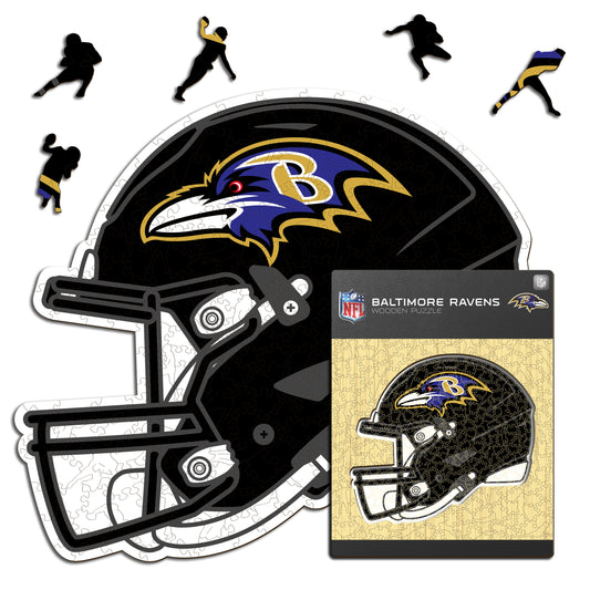 Baltimore Ravens™ Helm - Holzpuzzle