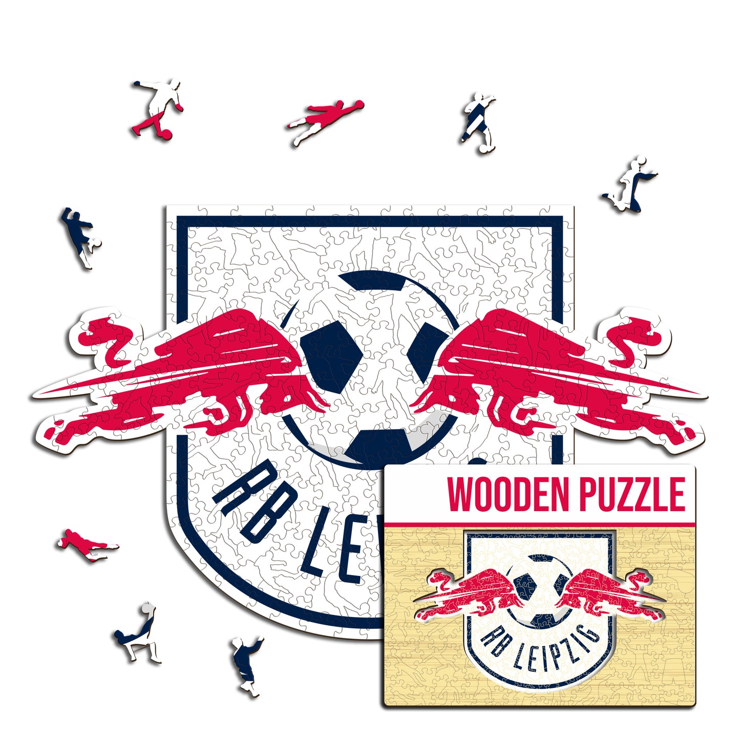 RB Leipzig® Logo - Holzpuzzle