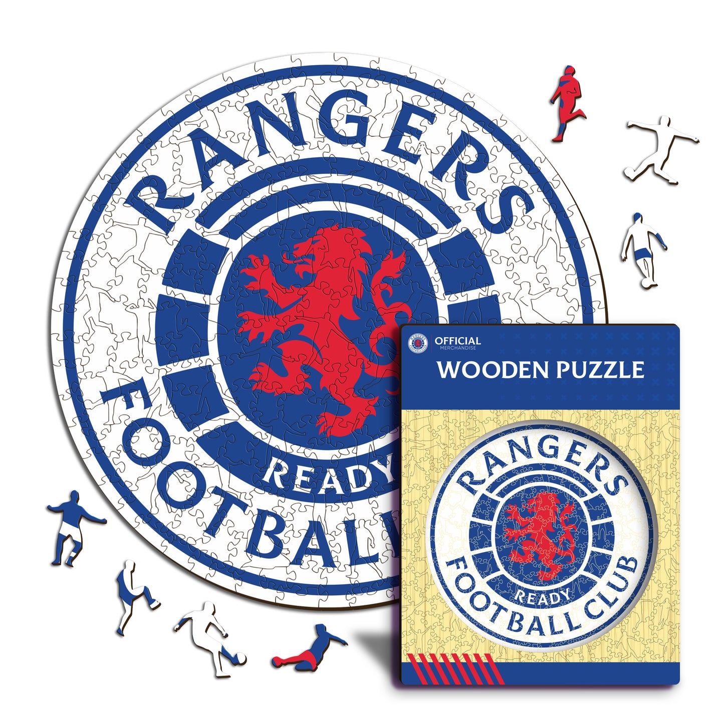 Glasgow Rangers FC® Logo - Holzpuzzle