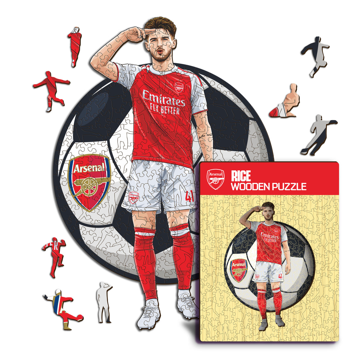 Declan Rice Holzpuzzle