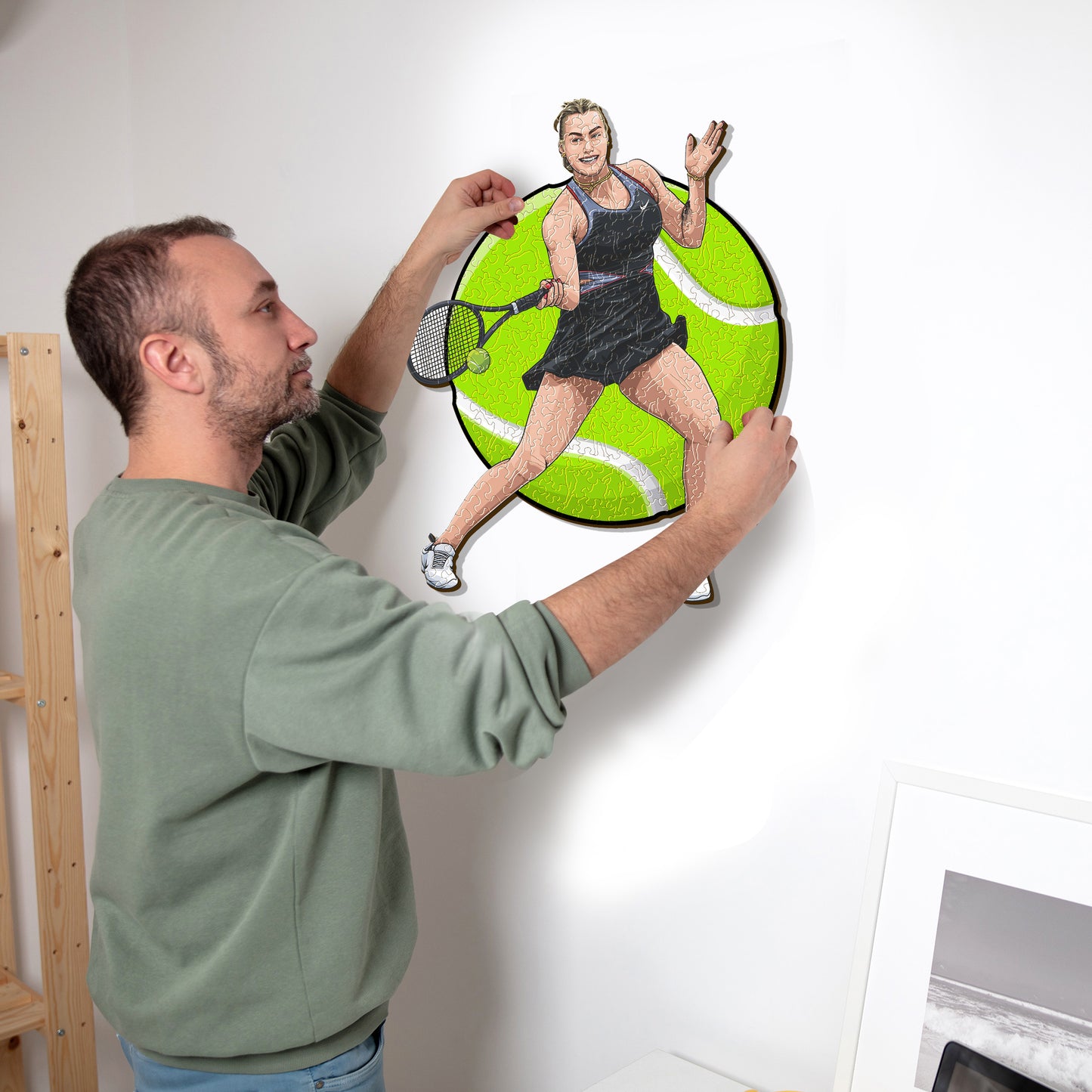 Aryna Sabalenka - Holzpuzzle