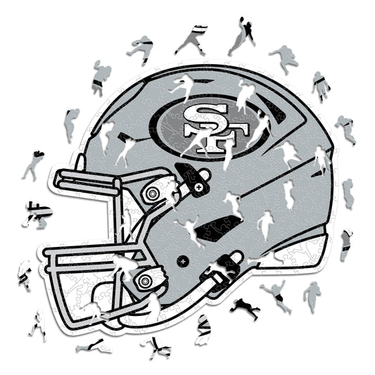 San Francisco 49ers™ Helm - Holzpuzzle