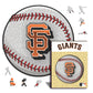 San Francisco Giants™ Baseball - Holzpuzzle