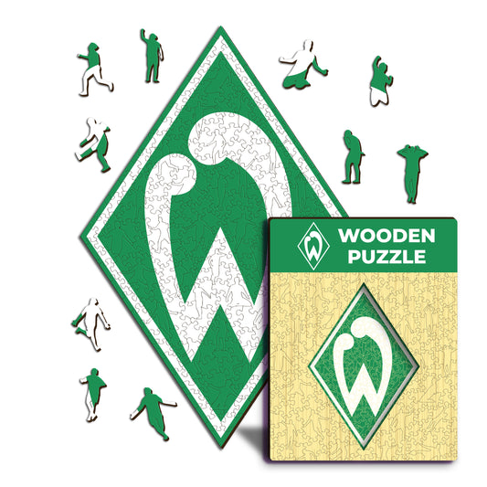 SV Werder Bremen® Logo - Holzpuzzle